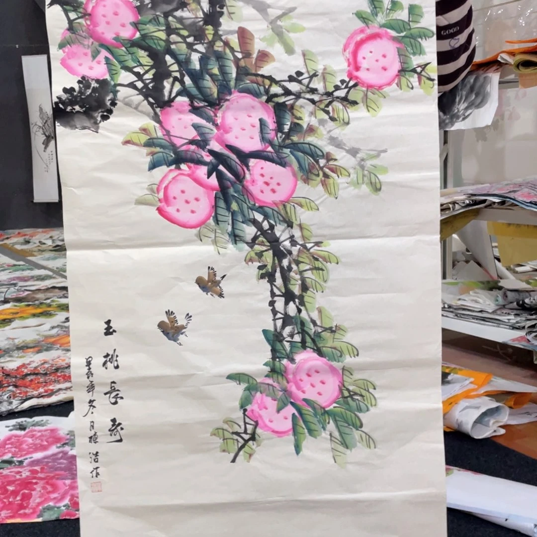 国画国画画画画心作品画心一张