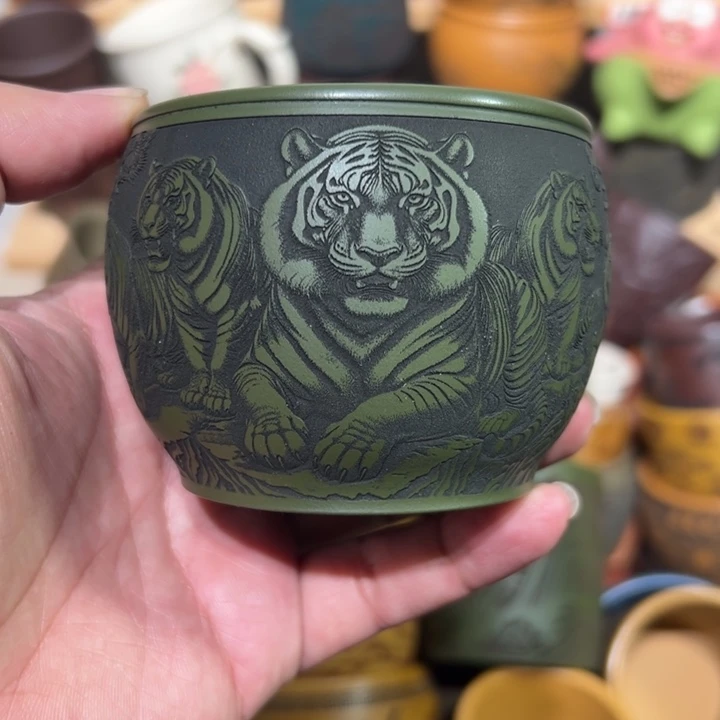 茶杯紫砂宜兴紫砂主人杯