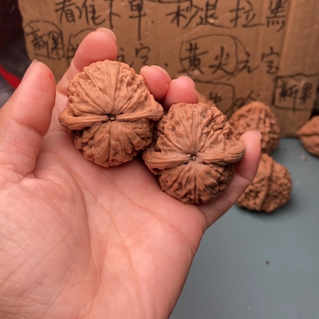 筠***鍅吊坠文玩核桃莲花8