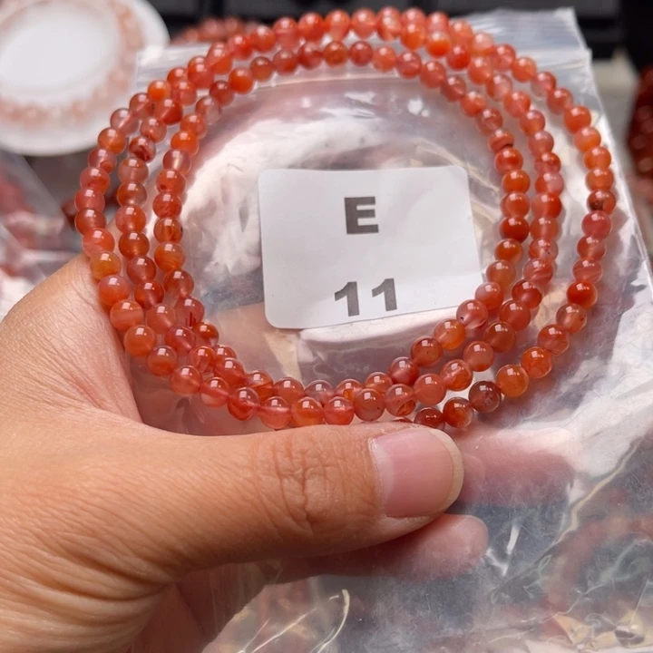 南红玛瑙未镶嵌多样性发货默认微瑕称重5mm