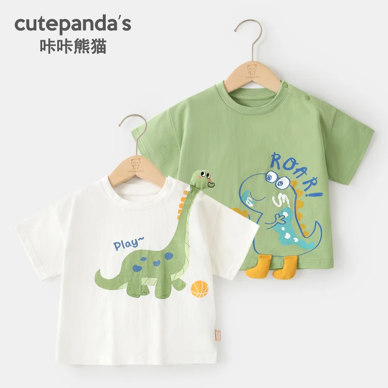 【现货】婴儿衣服休闲短袖T恤夏装男童polo衫儿童女童上衣夏季Y9493