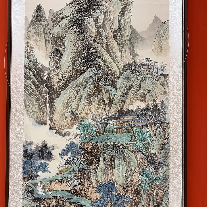 尤***利国画何虎雏去伪存真！