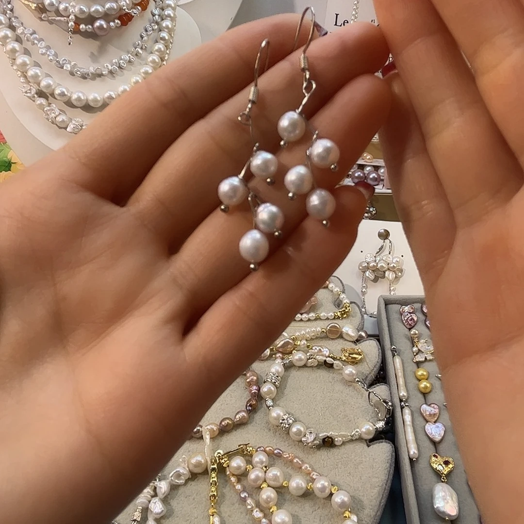 烟晶银S925镶嵌手链