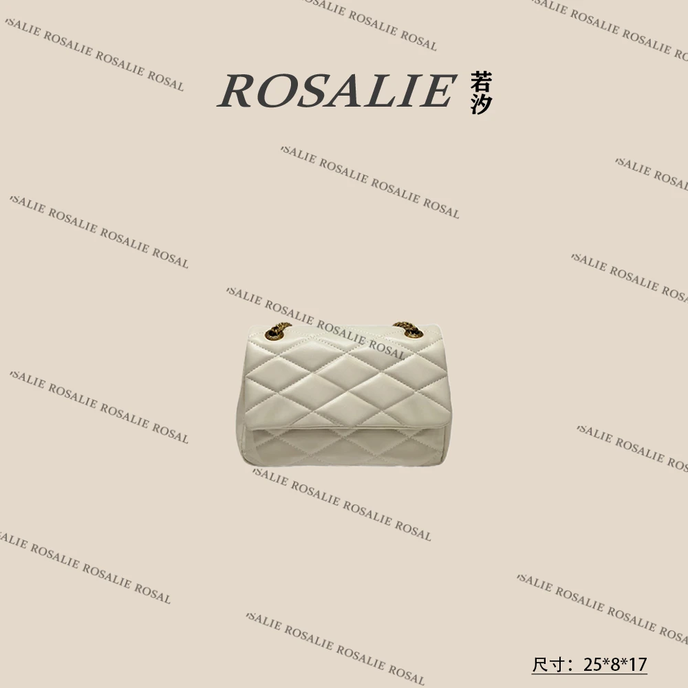 【若汐Rosalie】FES-5183-白色轻奢小众时尚气质百搭女士包包