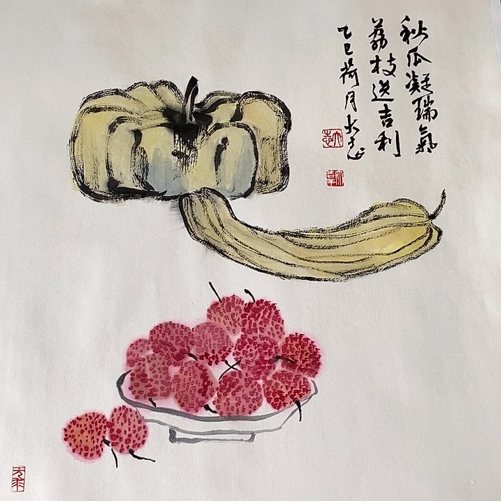 国画纯手绘国画写意作品