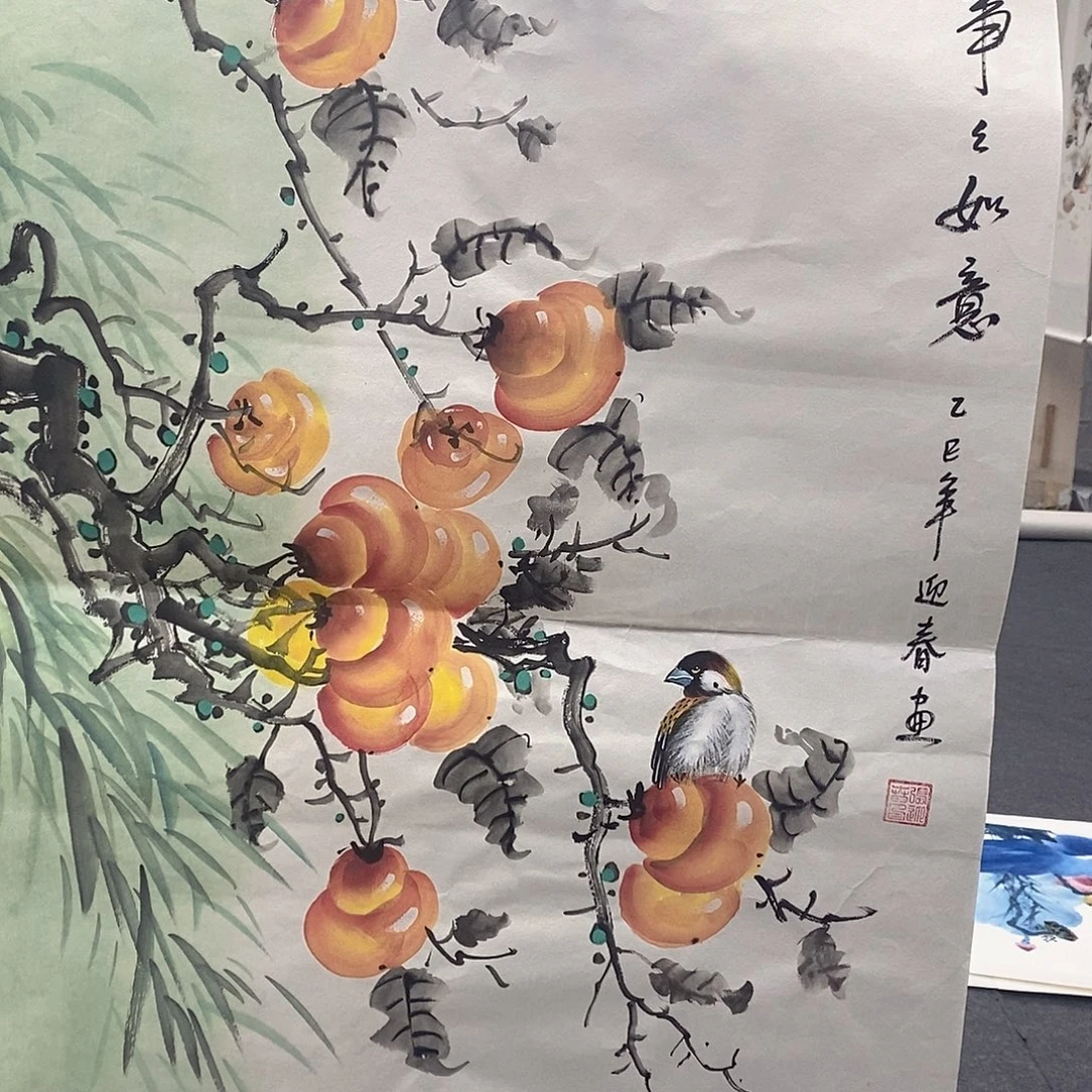 国画国画作品手绘