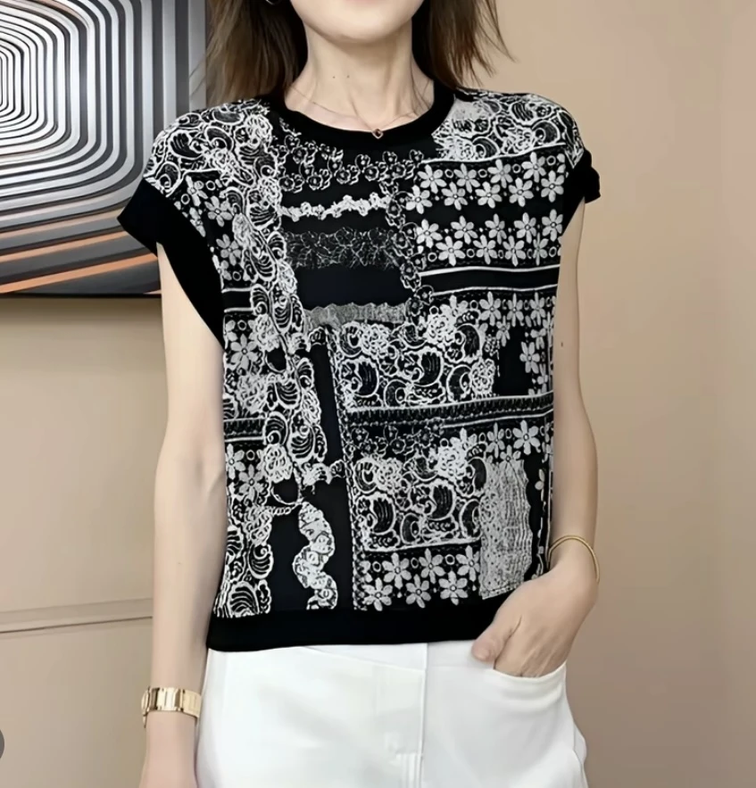 【风韵犹存】减龄显瘦2025新款夏季时尚百搭宽松休闲气质妈妈装女