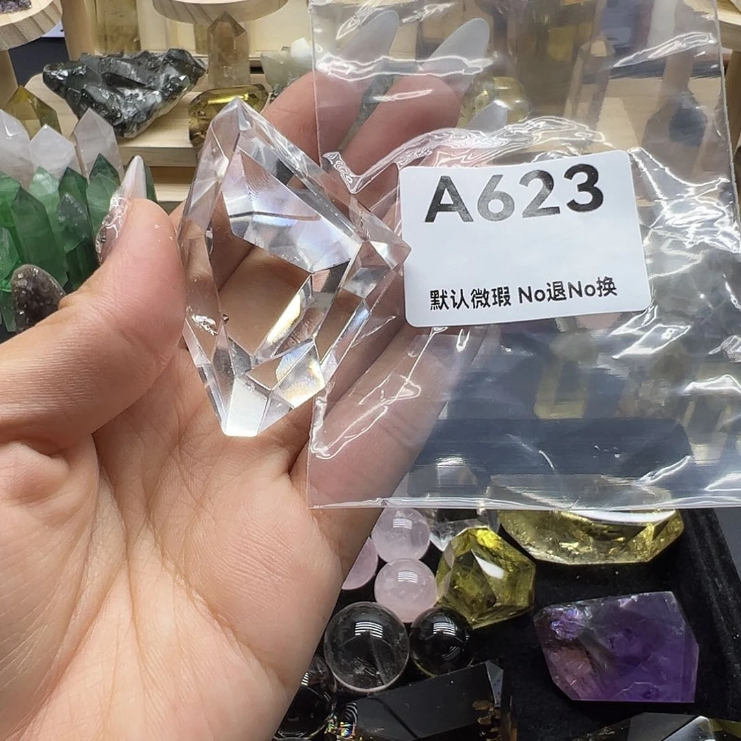 水晶天然水晶半成品未镶嵌微瑕