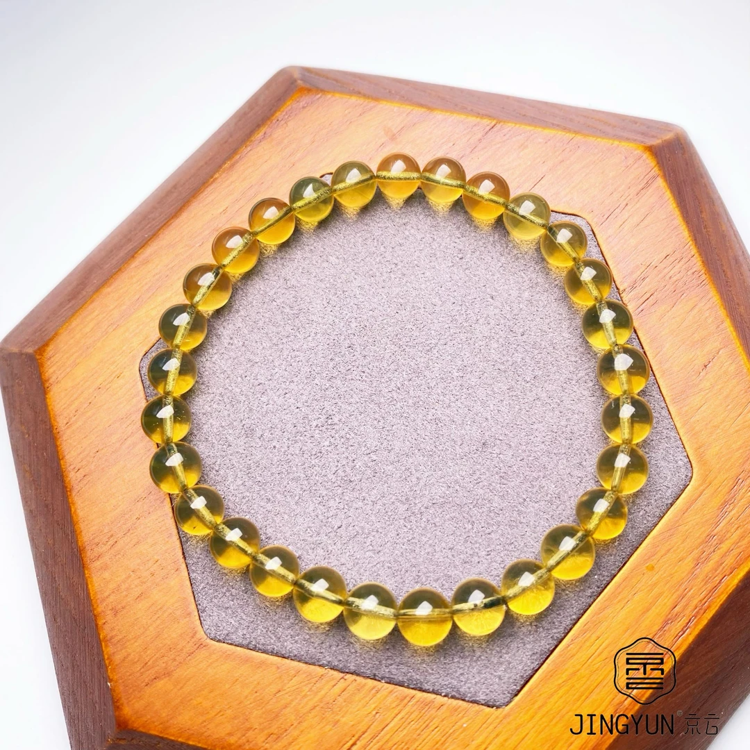 蓝珀手串手链精致6m+珠珠精美叠戴高级男女新品上新