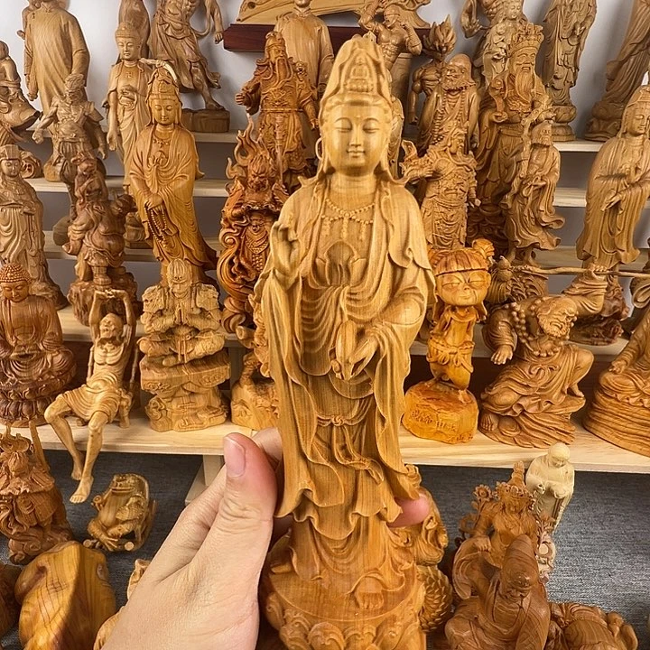 柏木（崖柏）成***叔净瓶观音菩萨