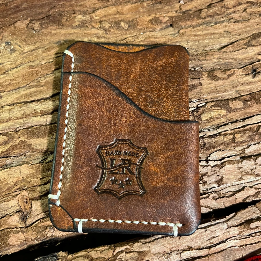 男士真皮简约多功能纯手工卡包收纳包