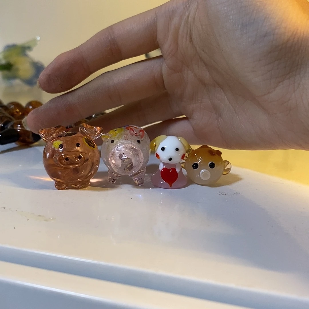 精***猪手工艺品琉璃去吐头