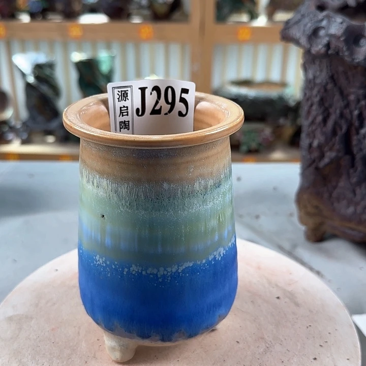 紫砂花盆景德镇陶瓷多肉花盆295
