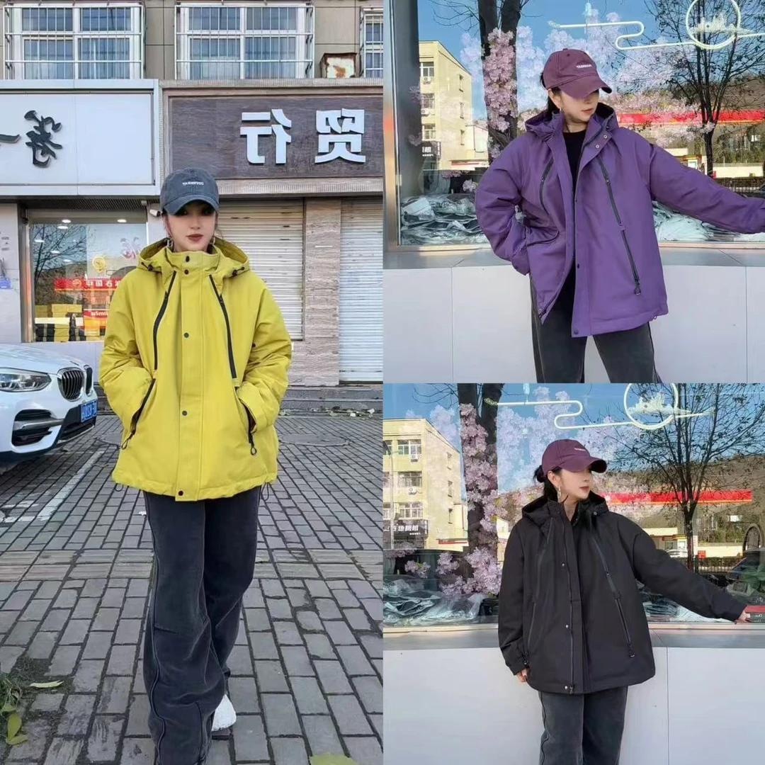 户外加绒保暖冲锋衣（100-180斤）