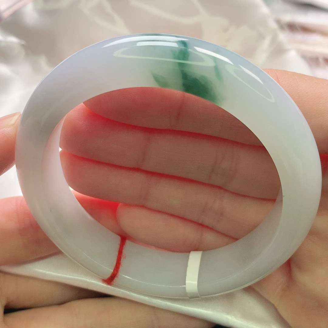 翡翠未镶嵌手镯缅甸55.5