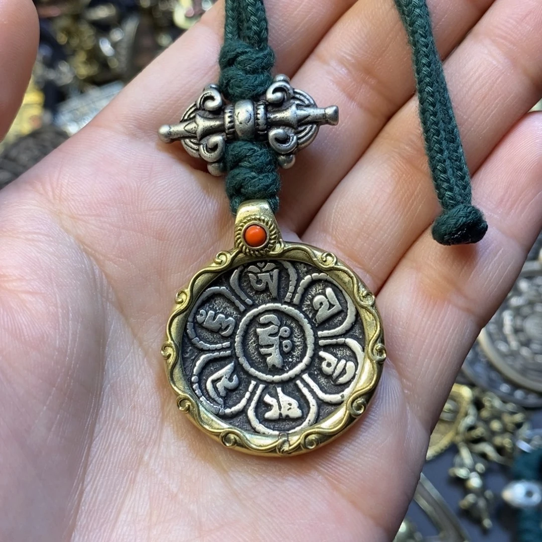 藏式六字箴言牌子