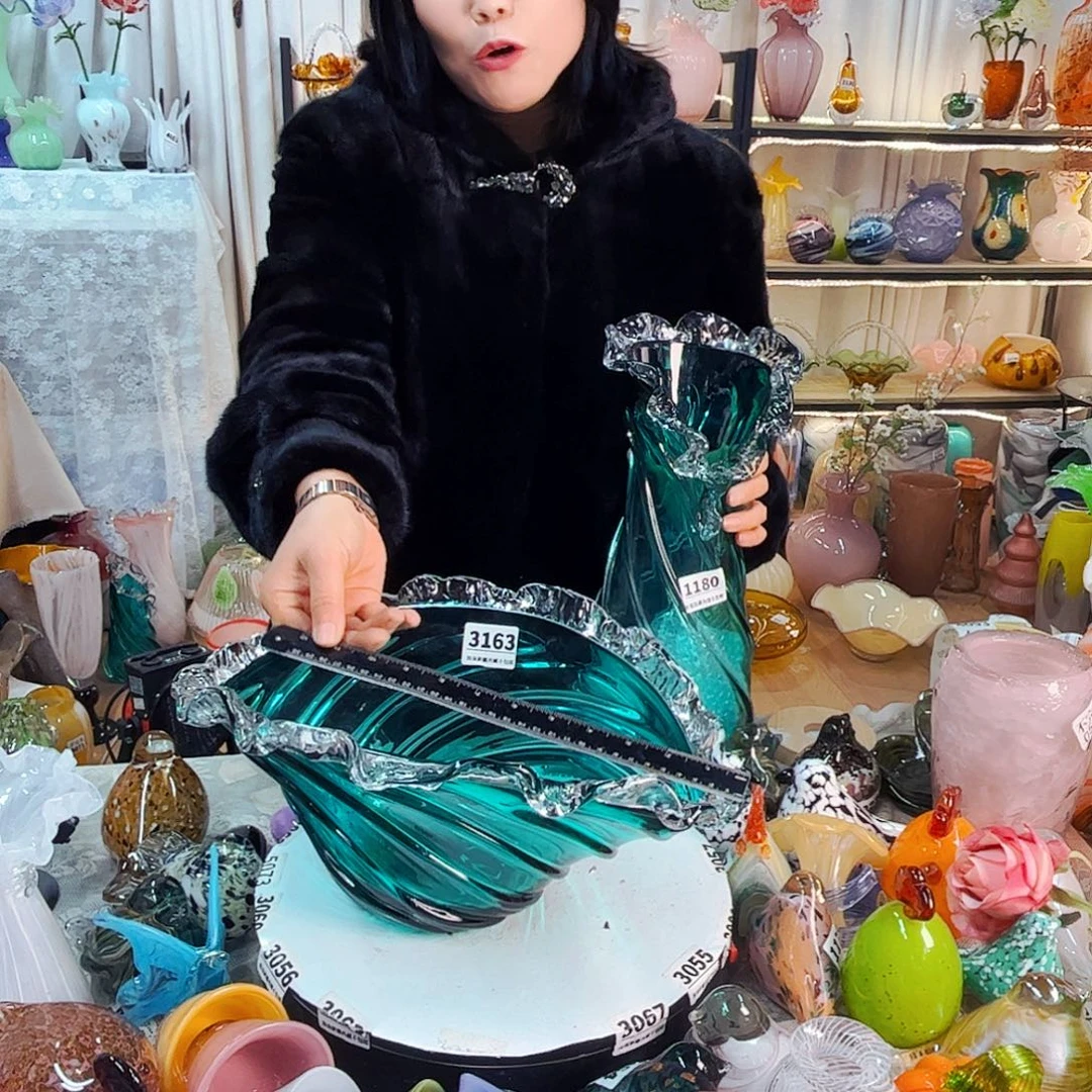 3163 家悦美居琉璃摆件