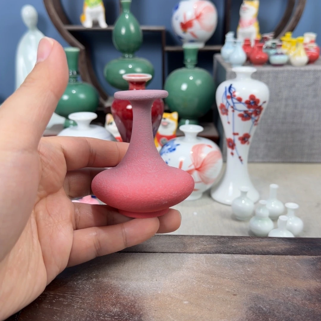 陶瓷手工小花器摆件