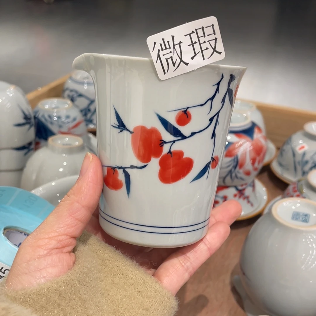 有瑕釉下彩纯手绘