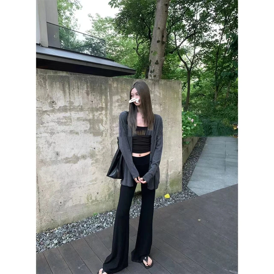 徐秋阳  低腰面膜裤  百搭舒适显瘦简约低腰面膜裤9397