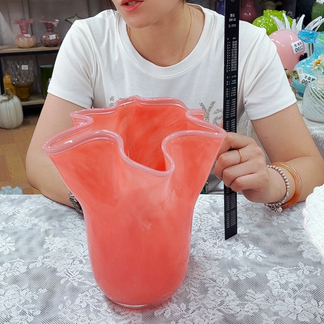 粉白菜 家悦琉璃摆件