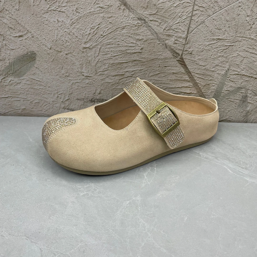 拖鞋女 (牛皮)b3003 （孤品）e区39码