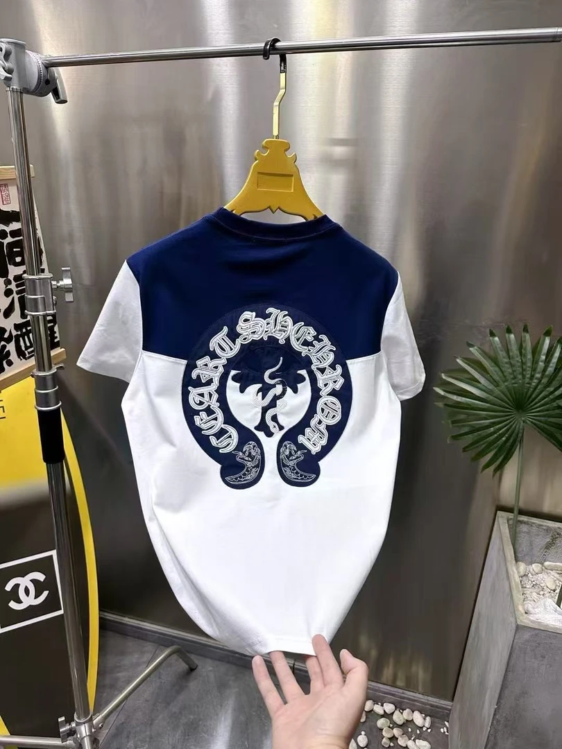 男士夏季新款轻奢休闲百搭修身时尚半袖K121