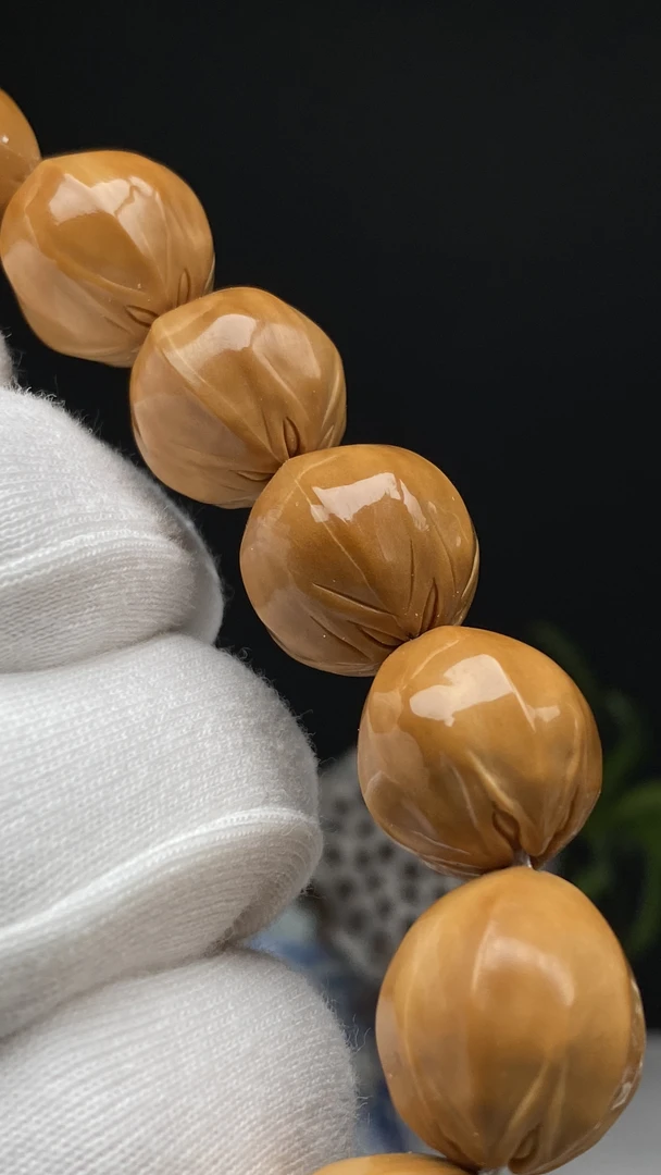 猴头核桃无标中原五花铁核手串