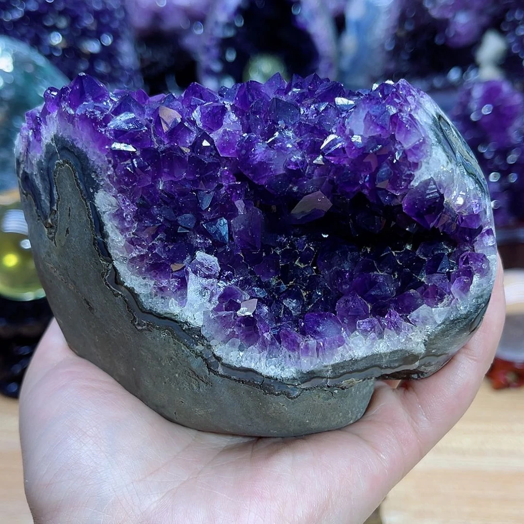 大型摆件（非配饰）紫晶未镶嵌