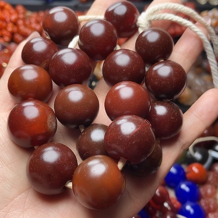 灰***3玛瑙/玉髓未镶嵌手链