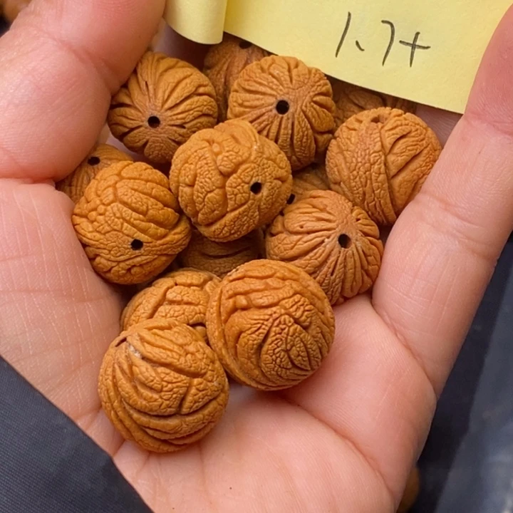 秦岭龙纹桃核15颗