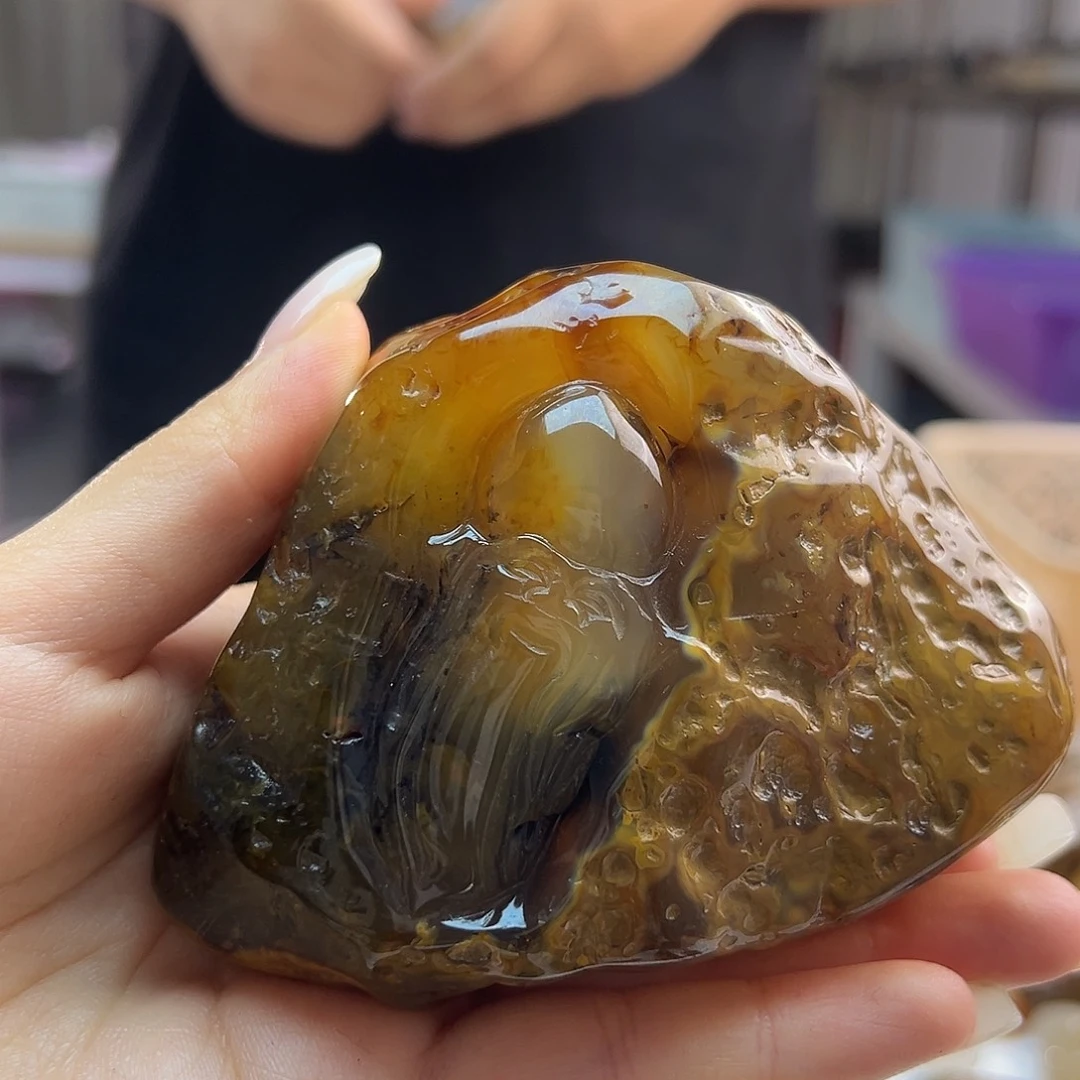 玛瑙/玉髓未镶嵌吊坠(不含链)