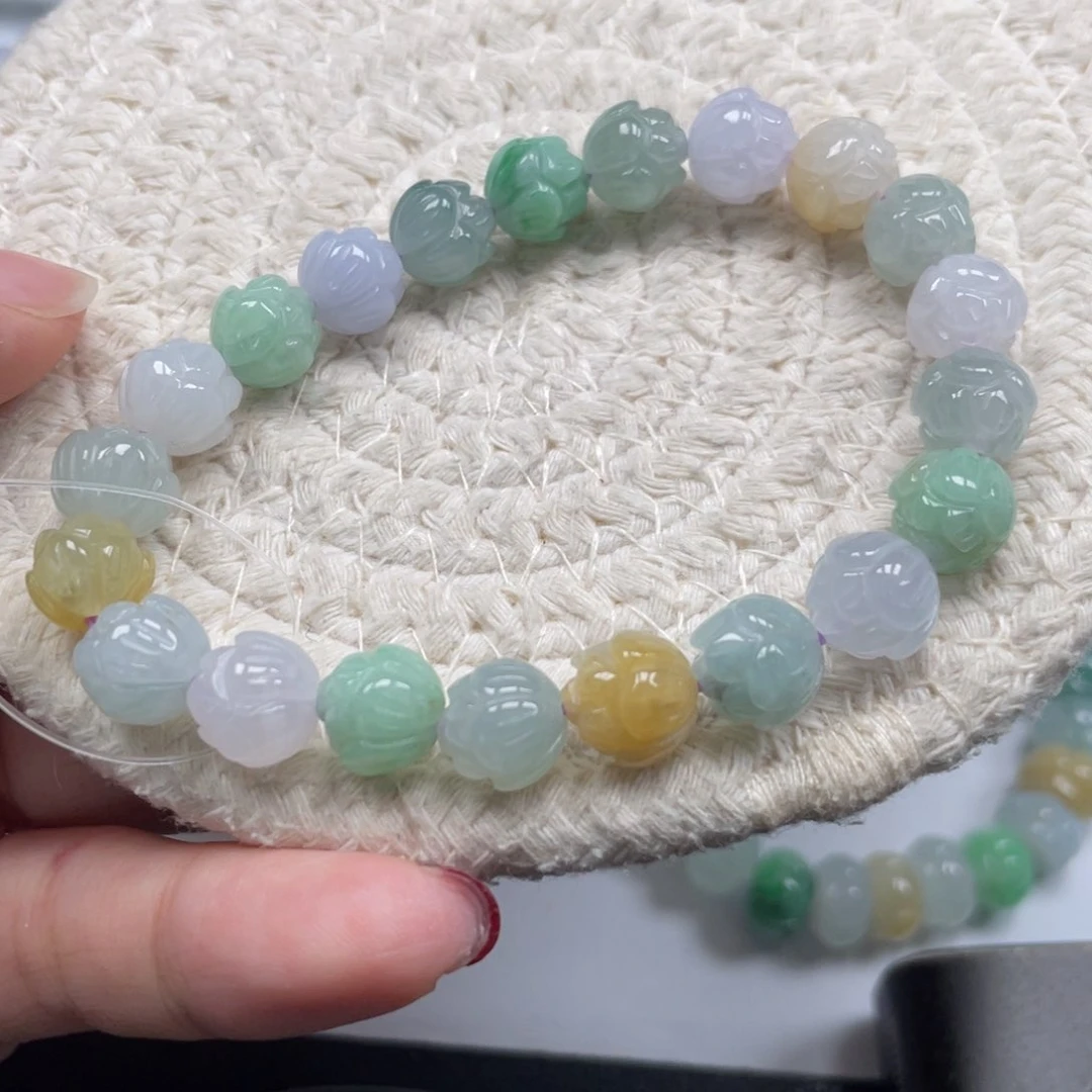 未镶嵌手链翡翠用****3天然a货缅甸翡翠