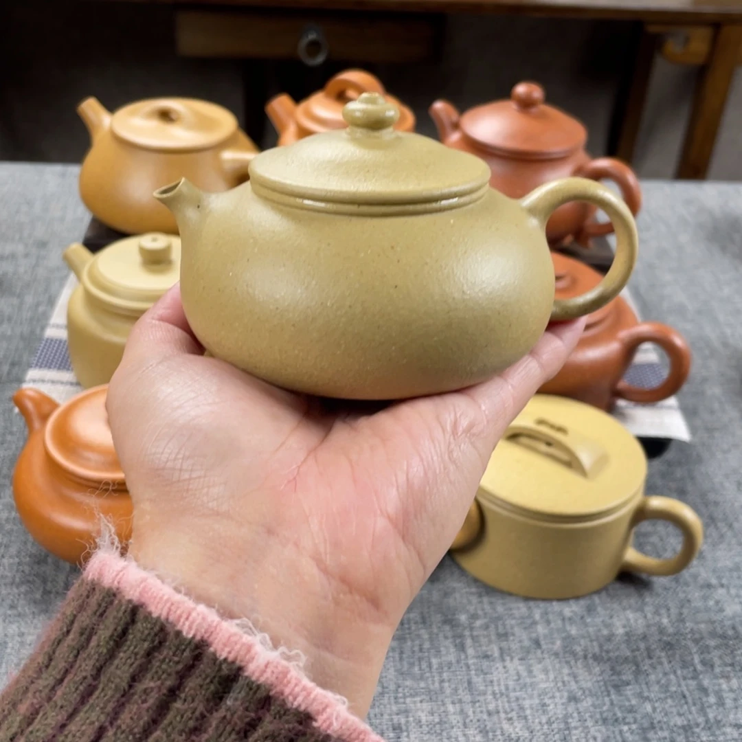 茶壶紫砂本绿寒江全手30目180