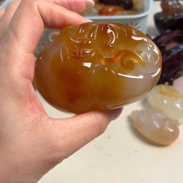 玛瑙/玉髓未镶嵌吊坠(不含链)