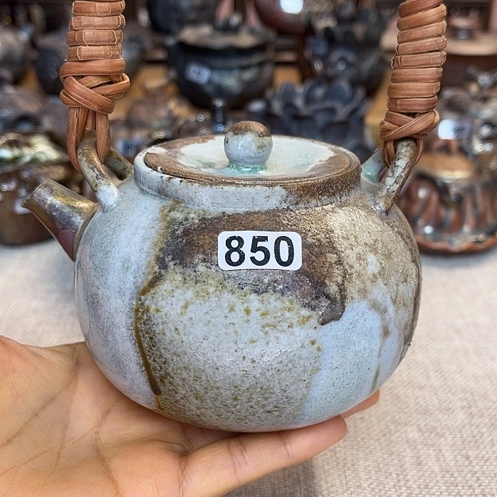 裸柴烧陶瓷手工茶器