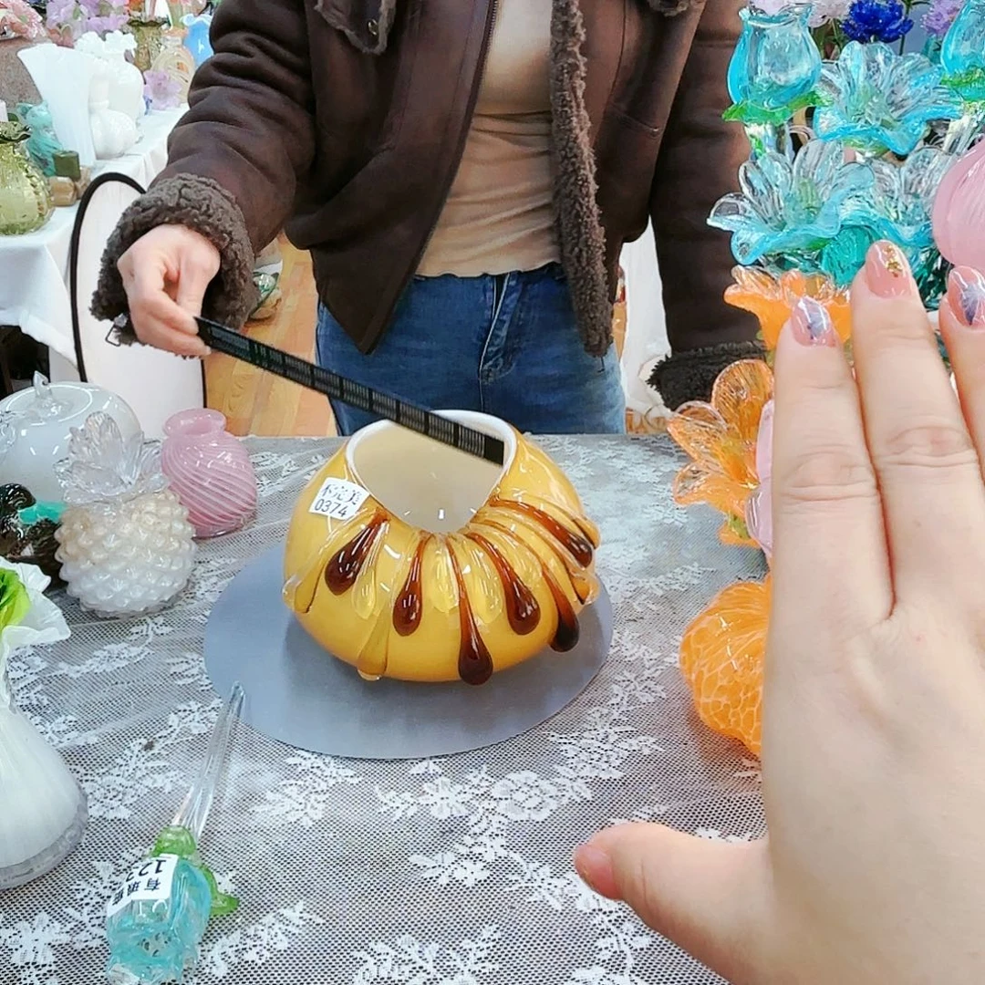 福利不退不换琉璃花瓶艺术品