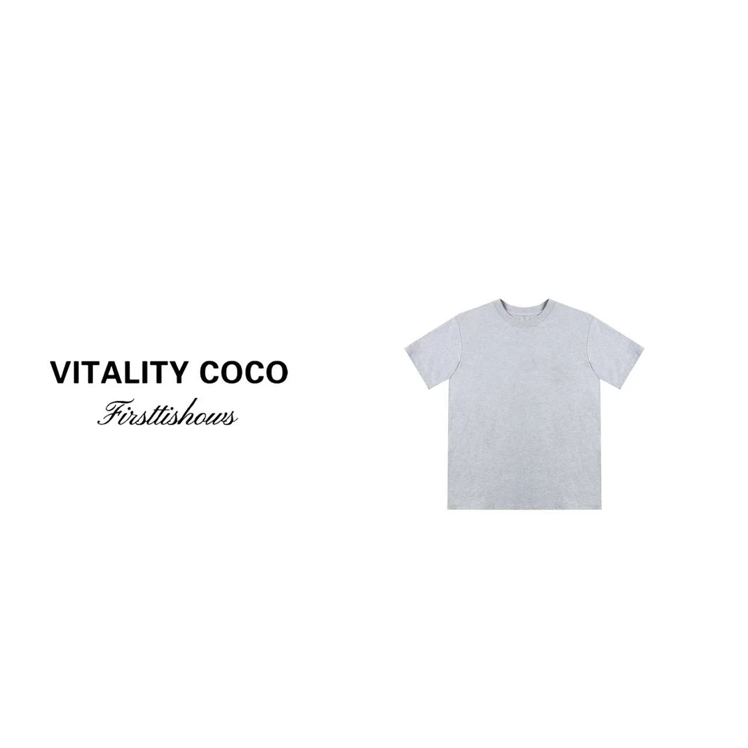 首秀洋气衣服女短袖女款爆款2025新款高级百搭爱心圆领t恤-2075