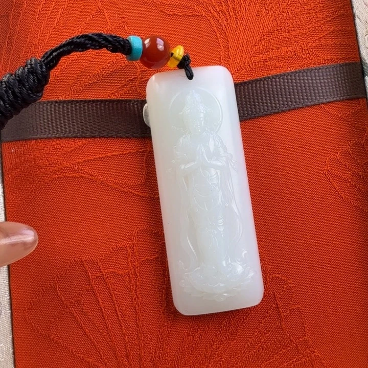 和田玉未镶嵌颈饰10号