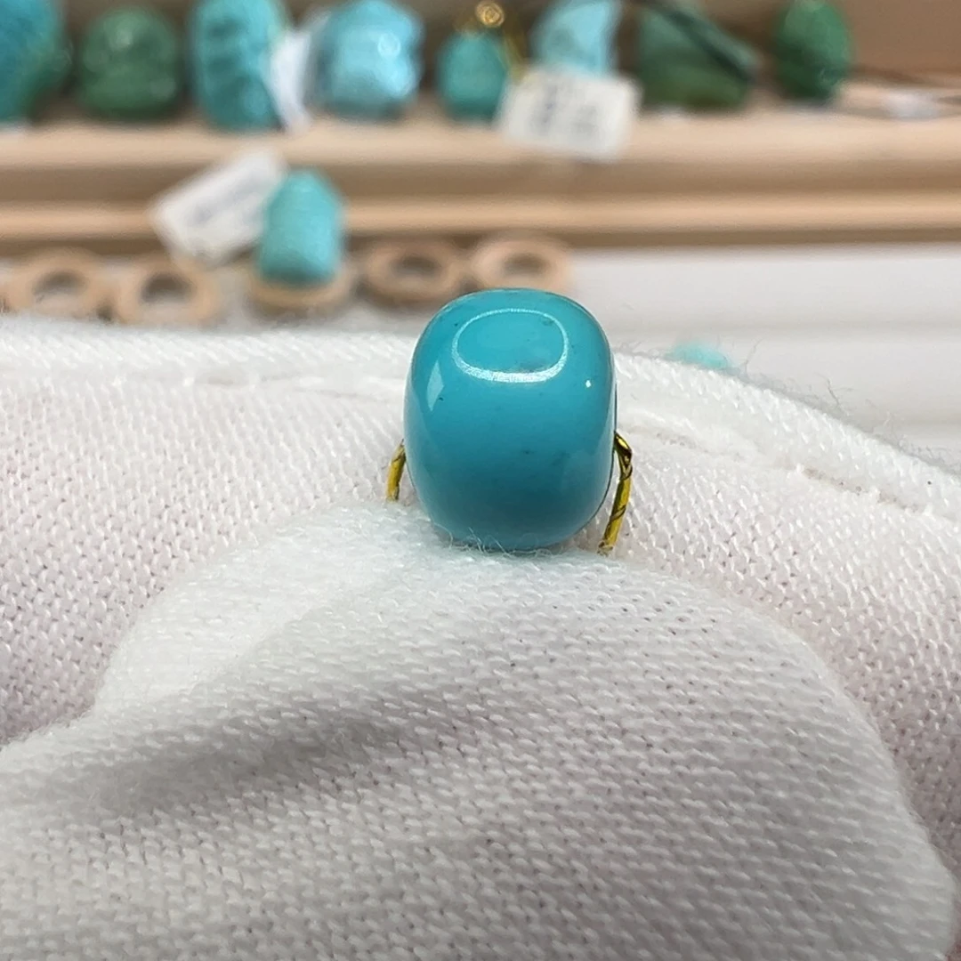 绿松石未镶嵌配饰7.1mm