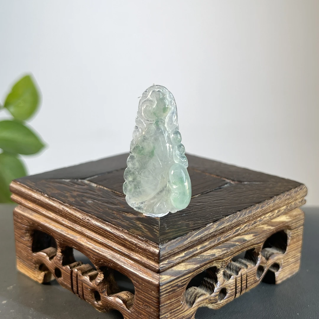 JTA16-85 天然缅甸A货翡翠 事事如意