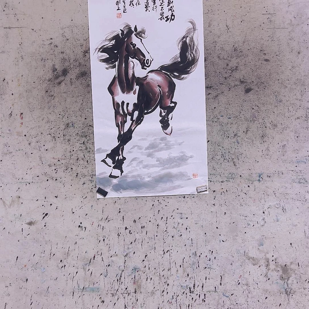泰***叔国画三尺100x50cmcm