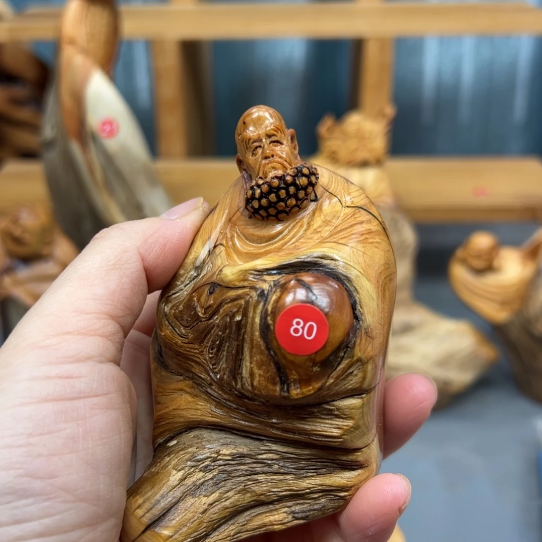 柏木崖柏木摆件手把件，10