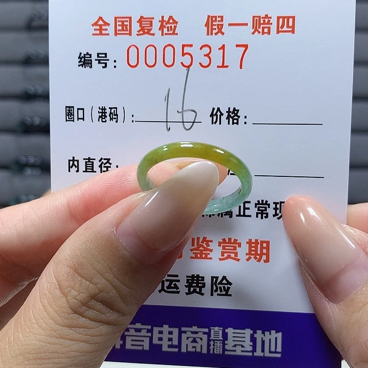 未镶嵌戒圈翡翠5317