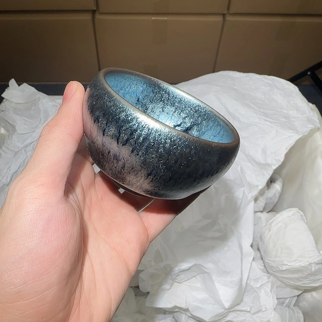 茶盏微瑕建盏，介意勿拍