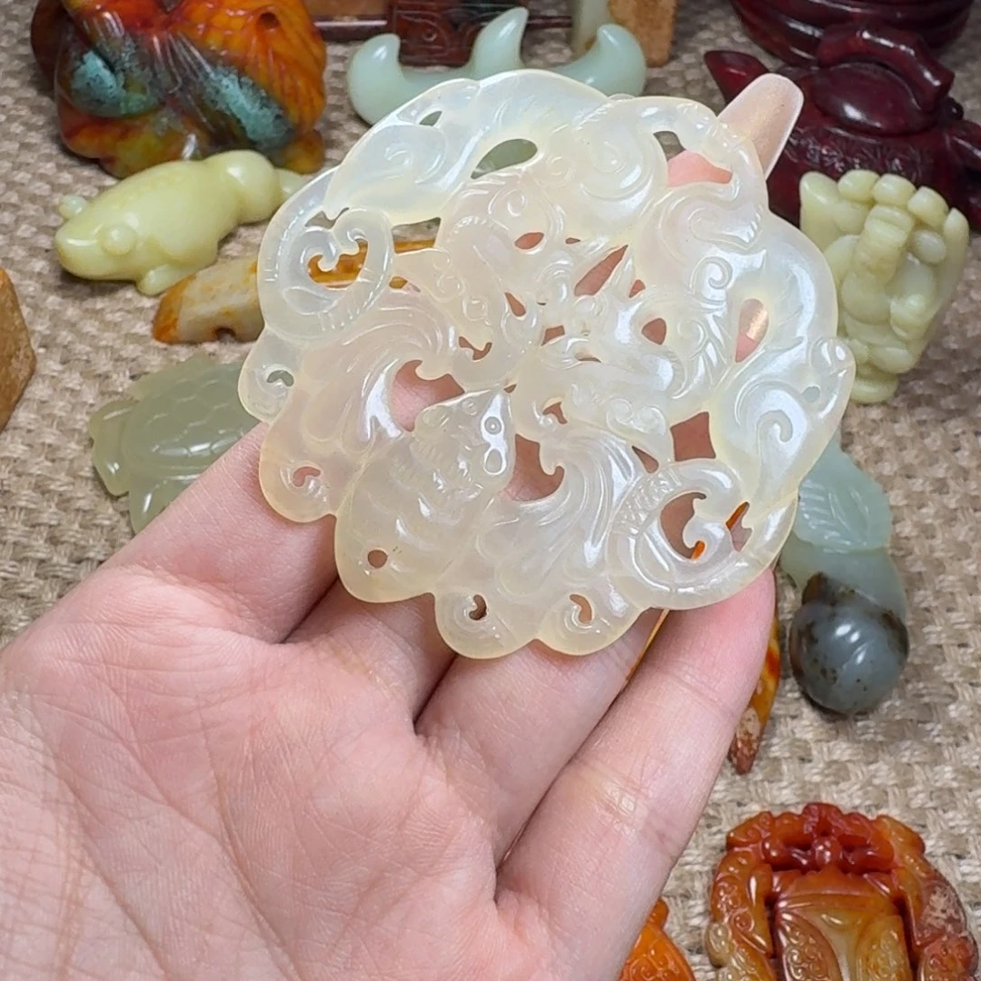 吊坠白玉菩提挂件