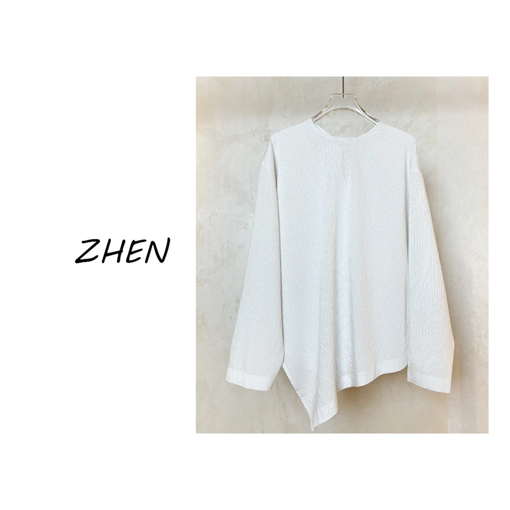 【ZHEN】25K00126 2025新款衬衫显瘦时尚百搭设计师轻奢款