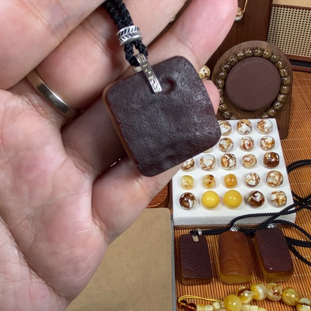 手工双面留皮无事牌