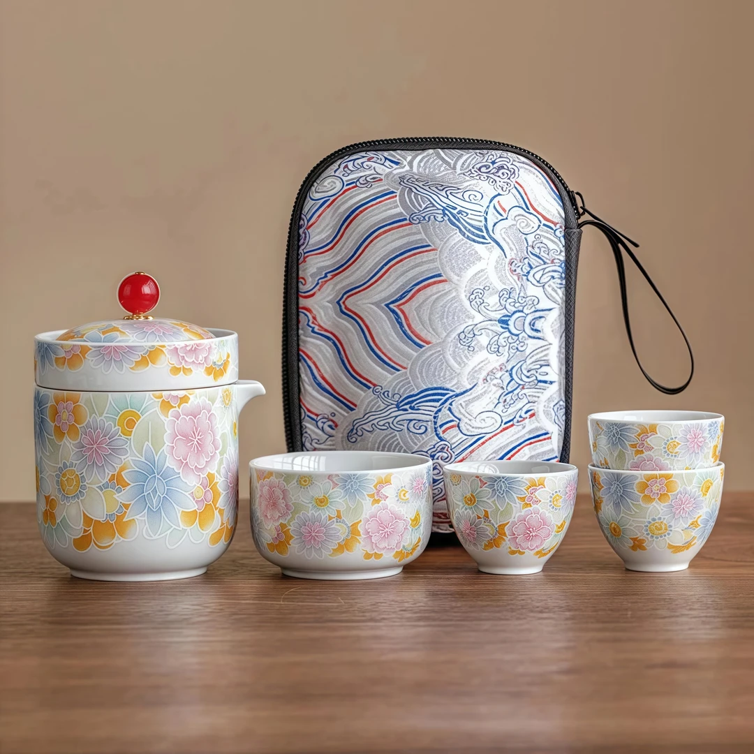 繁花旅行茶具 BF218