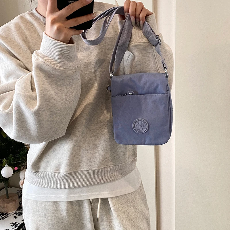 包包女2025新款潮小众设计斜挎包韩版ins装手机的小包香芋紫